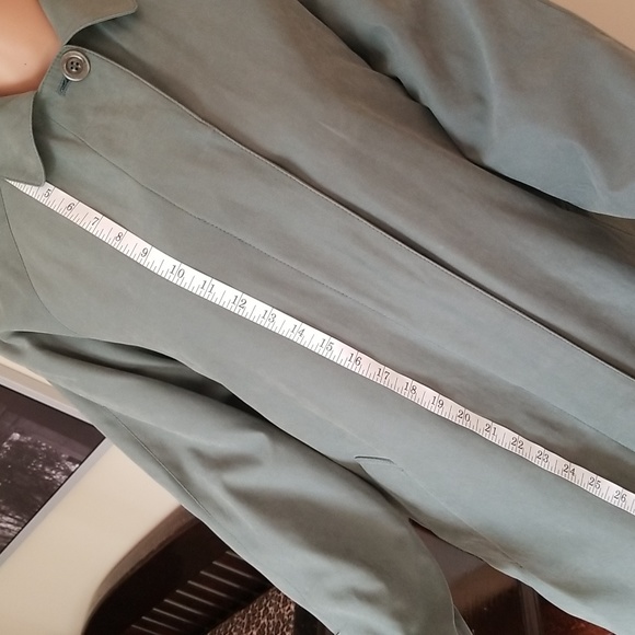 Vintage London Fog Women's Ladies Spring Fall Coat / Sz 6P / Olive Green - Picture 11 of 16